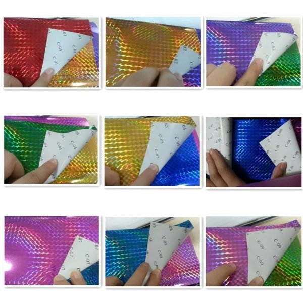 Wholesale Cpp Colorful Dry Sparkle Laminating Film Roll Holographic Laser Film - Image 2