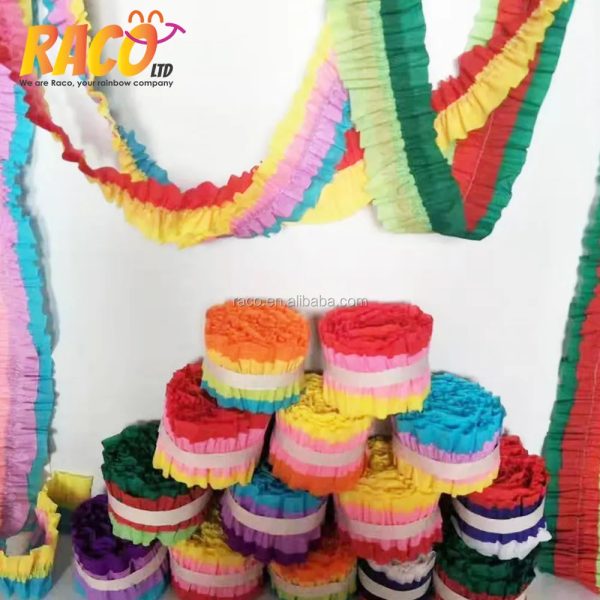 Colored Crepe Paper Roll Fadeless Crepe Paper For Crafting - Image 5