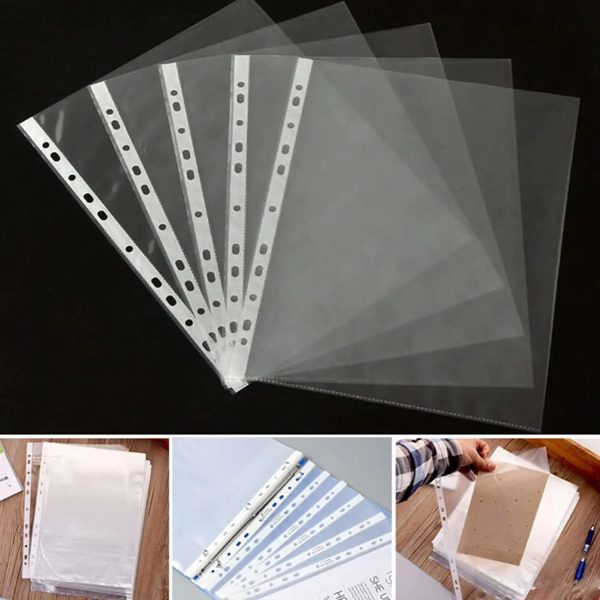 Transparent A4 Folders Filing 11 Hole Loose Leaf waterproof sheet protector - Image 6