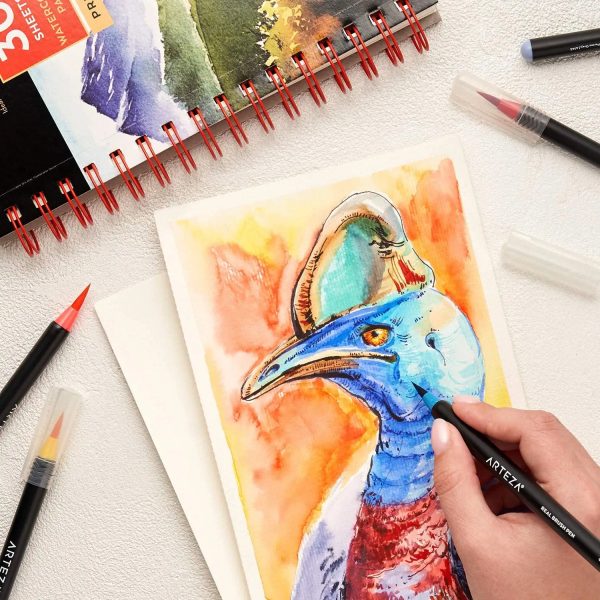 2022 300gsm Wholesale A4/A5 Size High Quality Watercolor Painting Paper Pad Watercolor Pad Students Art Supplies 30 sheets - Image 2