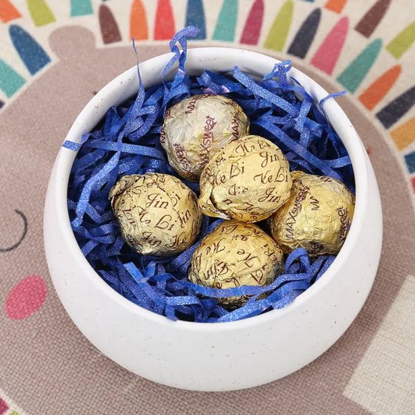 Multicolored Glitter Raffia Paper Shreds Decorative Shiny Strands Shredded for DIY Gift Wrapping Basket Filling Packaging Filler - Image 3