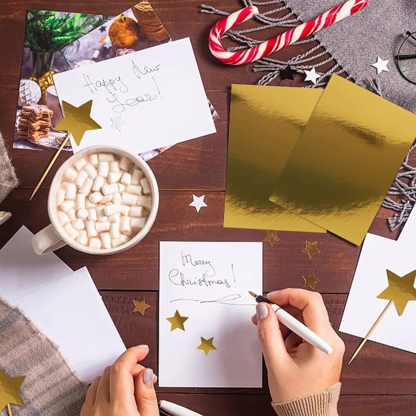 High Quantity Gold and Silver Metallized Cardstock Metallic Cardboard Paper - Image 3