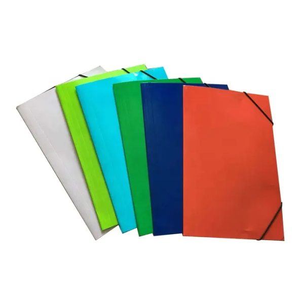 Factory price Handmade Pocket Folder paper file folder with 2 black strings - Image 5