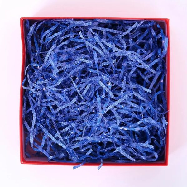 Multicolored Glitter Raffia Paper Shreds Decorative Shiny Strands Shredded for DIY Gift Wrapping Basket Filling Packaging Filler - Image 4