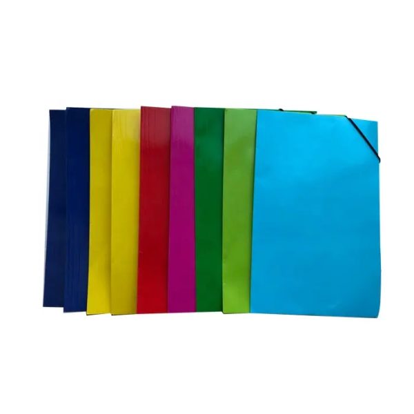 Factory price Handmade Pocket Folder paper file folder with 2 black strings - Image 6