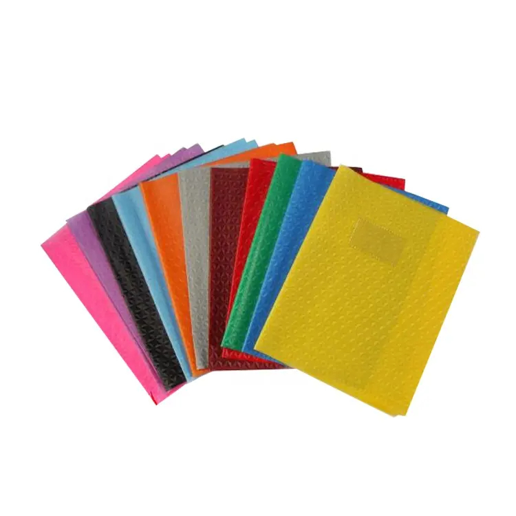 PVC solid color book cover/ Pvc Notebook Covers – Raco CIty