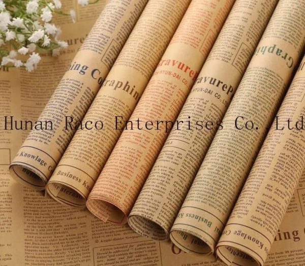 factory directly sale beautiful brown packing kraft paper - Image 4